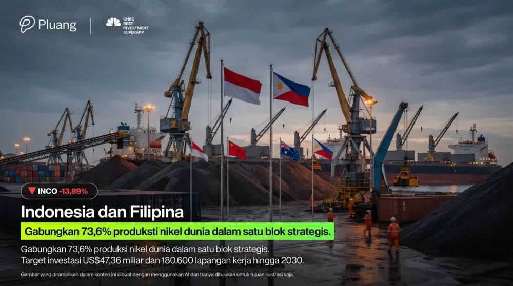 Nickel Corridor Indonesia dan Filipina kuasai 73,6% produksi nikel dunia 2026