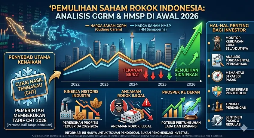 Saham Rokok Indonesia: GGRM, HMSP, Kinerja & Outlook 2026