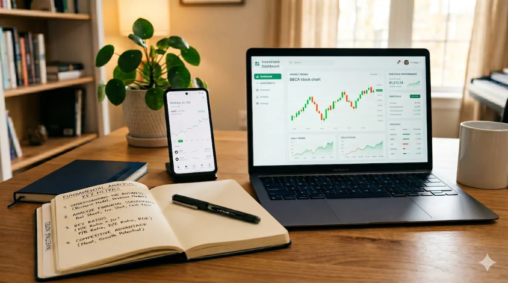 Panduan cara investasi saham untuk pemula di Indonesia 2026