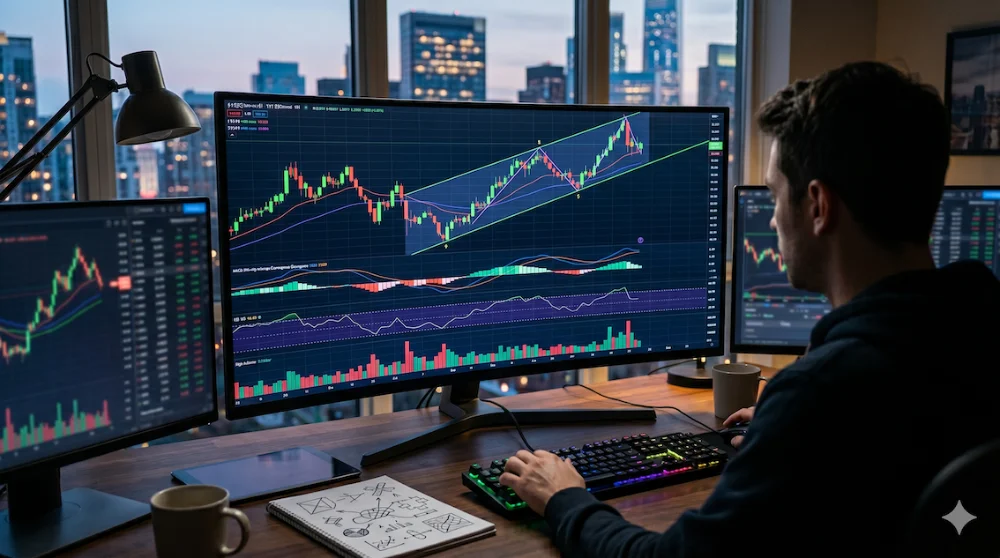 ilustrasi-swing-trading-adalah-grafik-saham