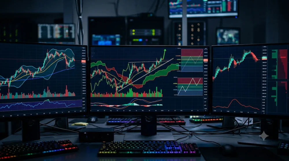 grafik-saham-di-layar-strategi-trading