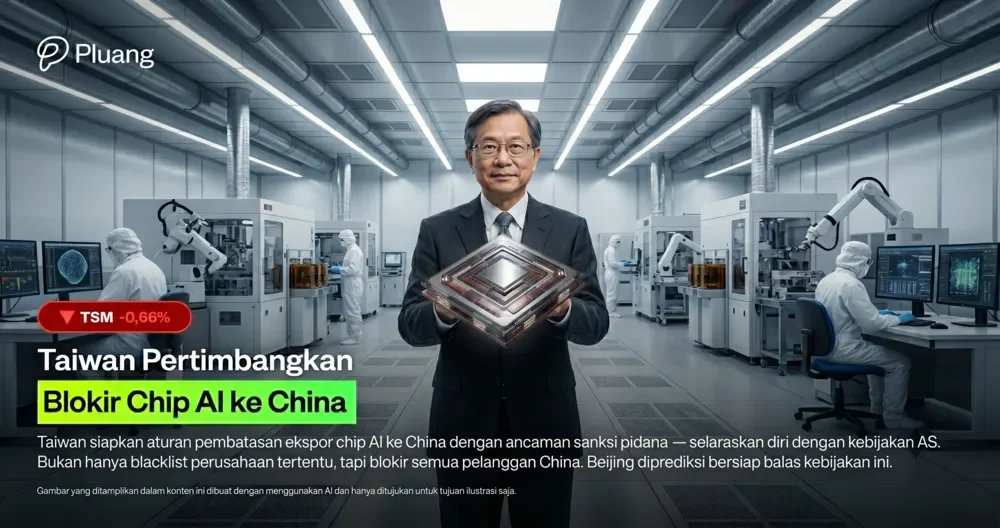 TSM +100% dari low 52 minggu, 18 analis targetkan $472. Kenapa larangan chip Taiwan ke China justru perkuat TSM. Baca selengkpanya di bawah ini!