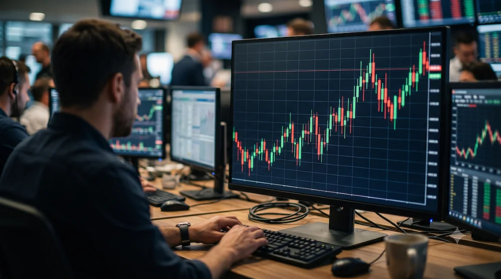 japanese-candlesticks-on-screen-candle-trading