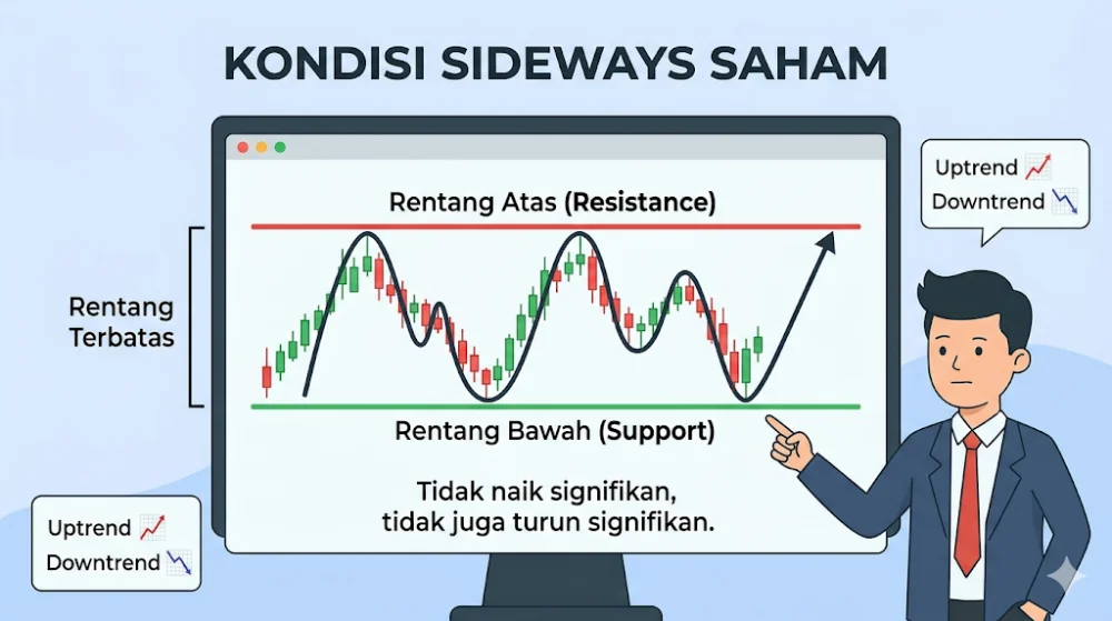 Sideways Saham Adalah: Pengertian & Ciri-Cirinya 2026