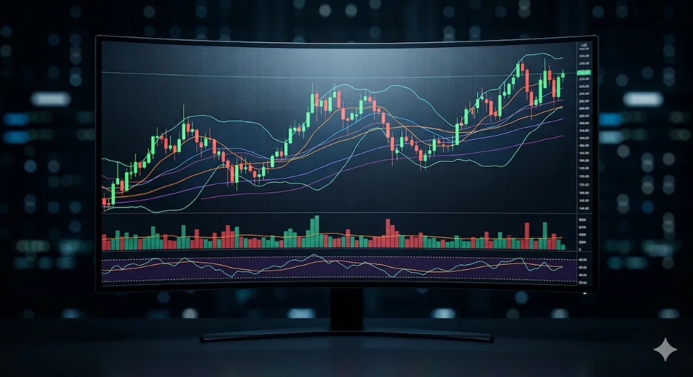 ilustrasi pola candlestick lengkap pada chart-pola-candlestick-trading
