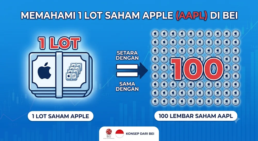 Saham Apple 1 Lot Berapa Lembar? Cek Harga Terkini dan Cara Membelinya 2026