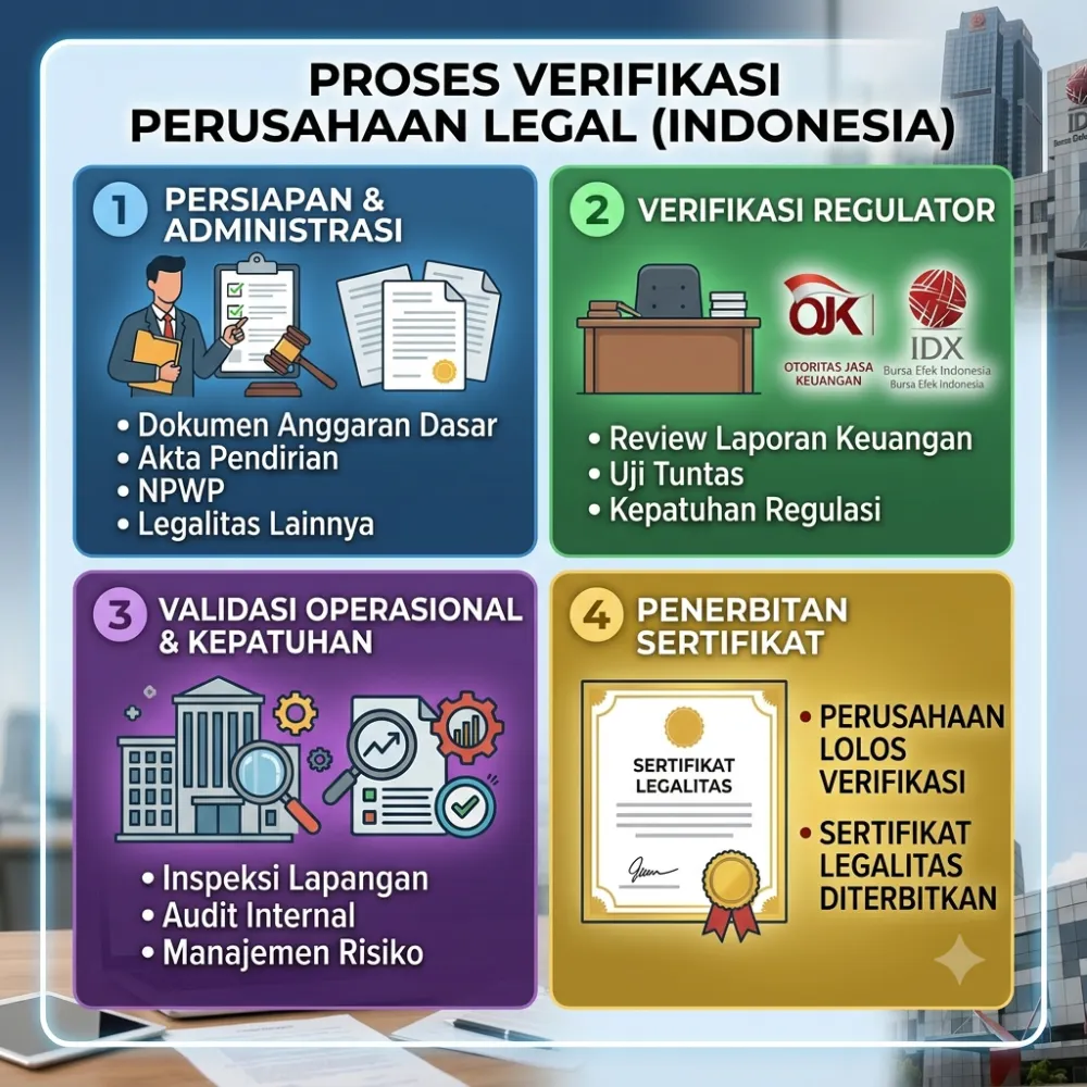 Cara Verifikasi Kepemilikan dan Legalitas Perusahaan Aplikasi Investasi 2026