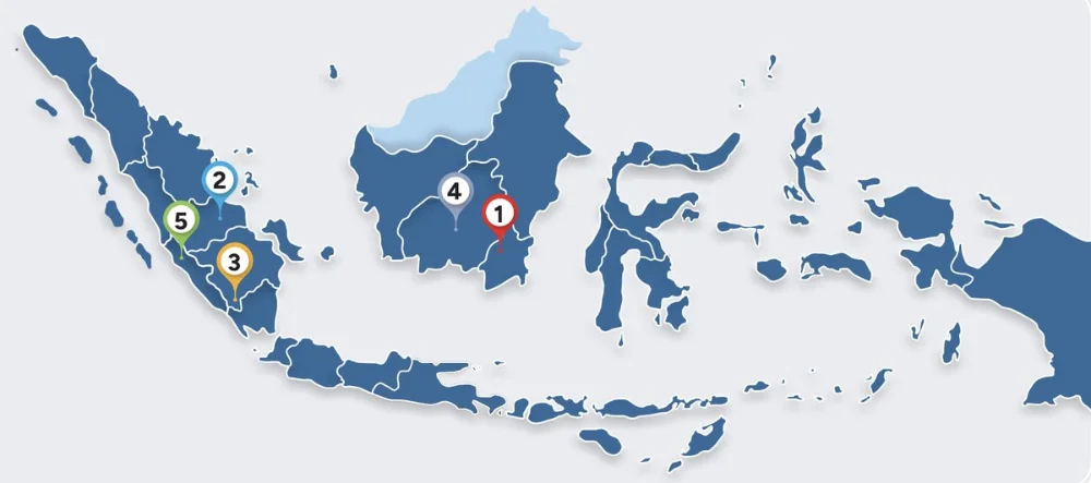 Peta area konsesi GEMS