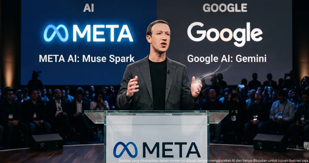 Mark Zuckerberg Klaim AI Meta Kalahkan Google, Saham Meta Meroket 4,7%