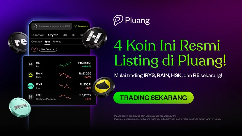 4 Aset Crypto Baru Kini Hadir di Pluang!