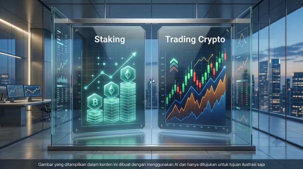 Staking vs Trading Crypto: Panduan Lengkap Pemula