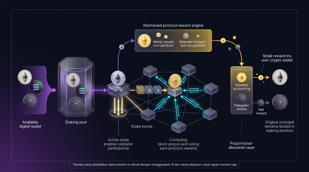 Cara Staking Menghasilkan Reward: Panduan Mekanisme Proof-of-Stake