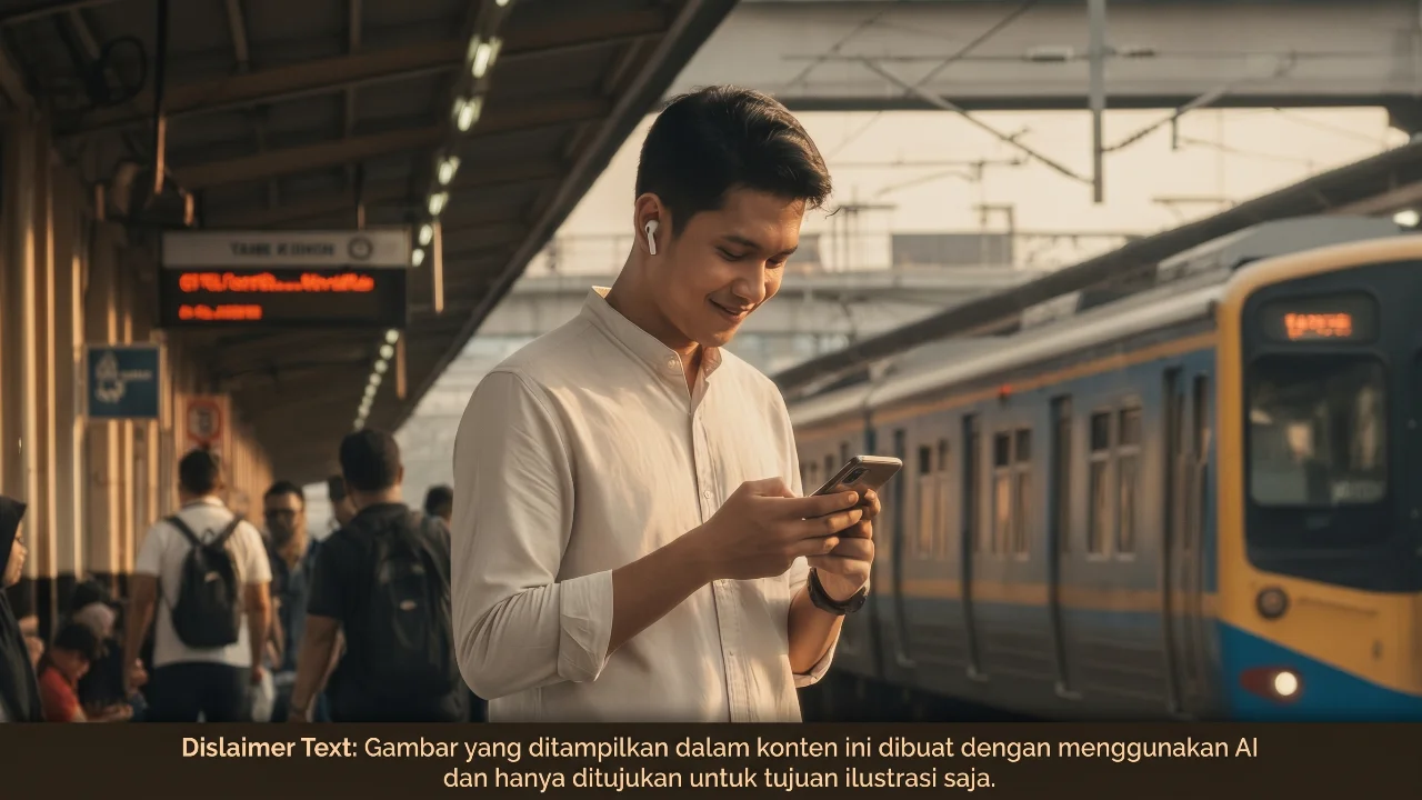 Ilustrasi investor memantau pergerakan harga saham di ponsel - Apa Itu Saham? Pengertian, Cara Kerja, Manfaat & Risiko