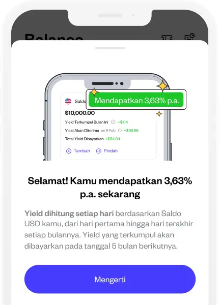 Kartu fitur investasi Pluang