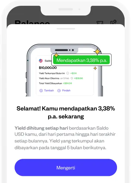 Kartu fitur investasi Pluang