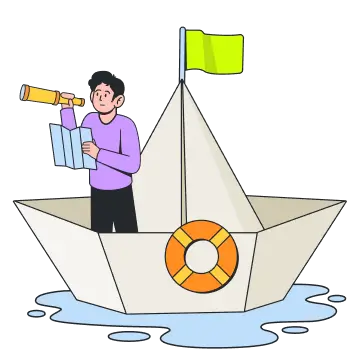 halaman 404 dengan tautan rusak dan tombol kembali ke beranda