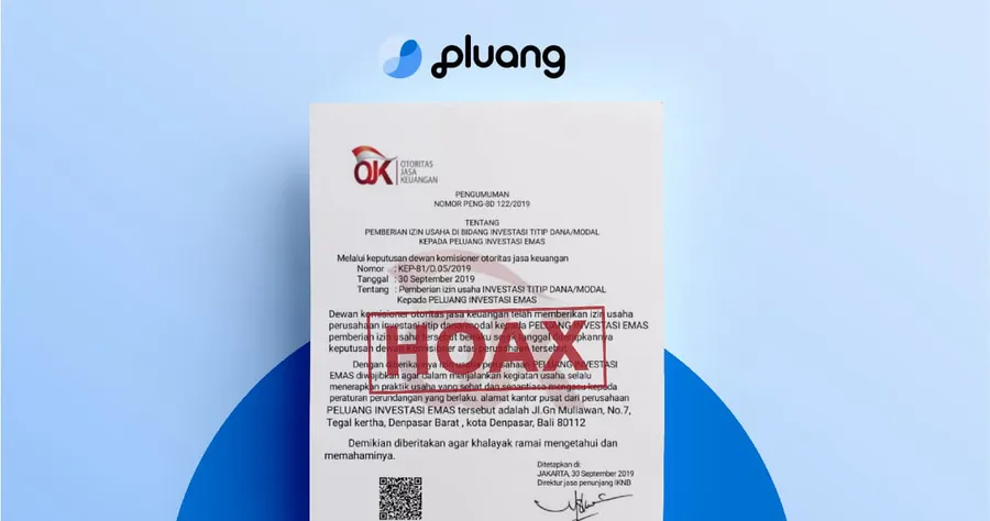 Klarifikasi Terkait Laporan OJK Tentang Investasi Bodong yang Mencatut Nama Pluang