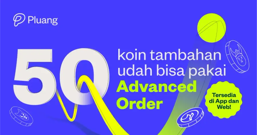 Pluang Tambah 50 Koin Baru, Kini 100 Koin Tersedia untuk Advanced Order!