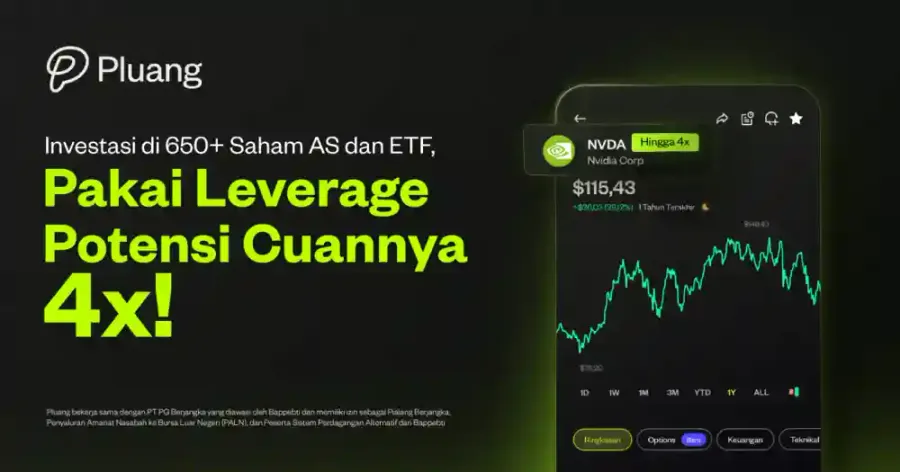 Maksimalkan Peluang dengan Fitur Leverage di 650+ Saham AS & ETF