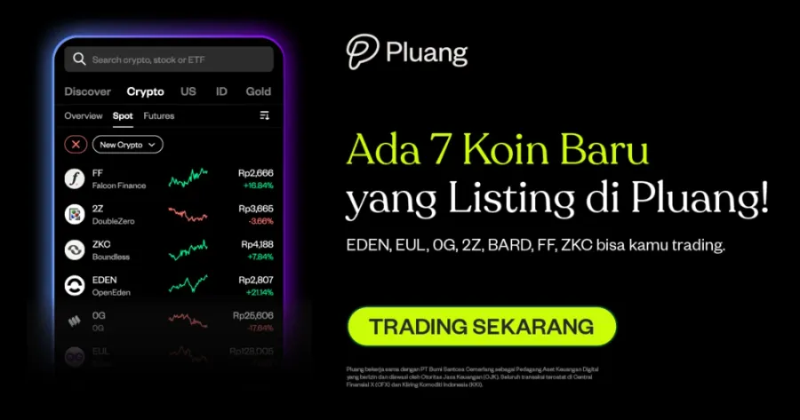 7 Aset Crypto Baru Kini Hadir di Pluang!