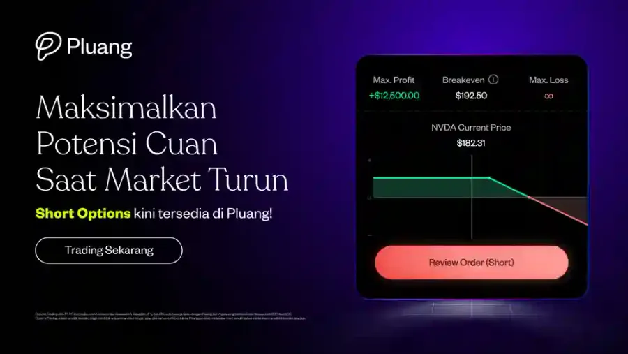 Short Options Pertama di Indonesia Hadir di Pluang