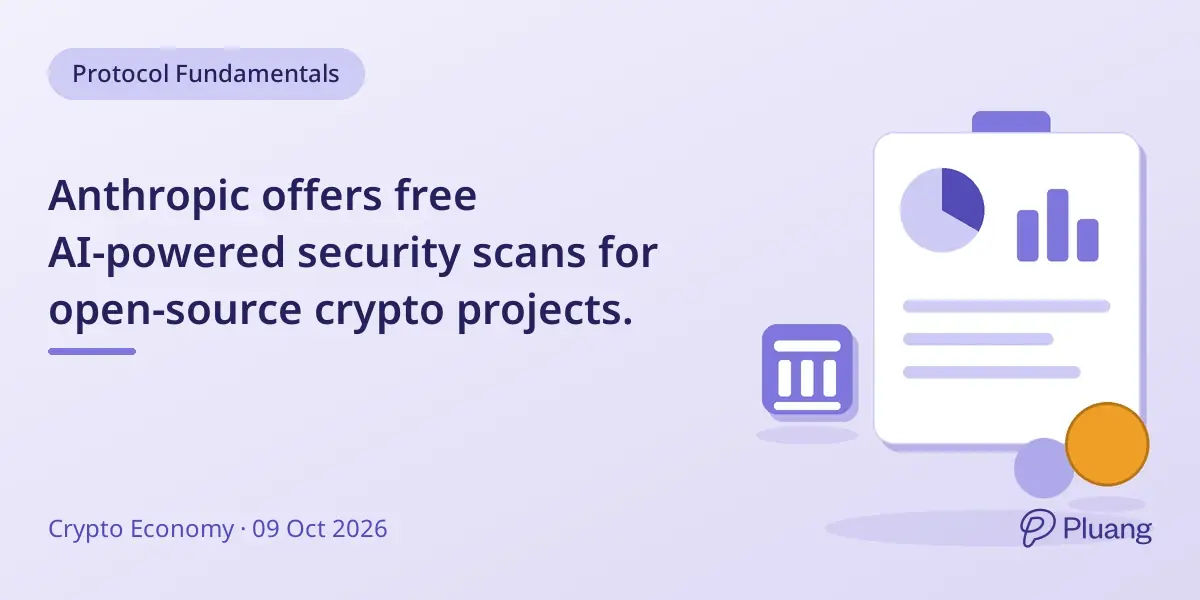 Anthropic offers free AI-powered security scans for open-source crypto projects.