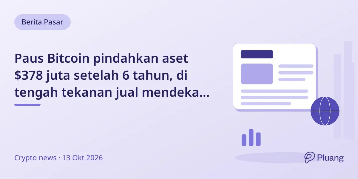 Paus Bitcoin pindahkan aset $378 juta setelah 6 tahun, di tengah tekanan jual mendekati $83 ribu