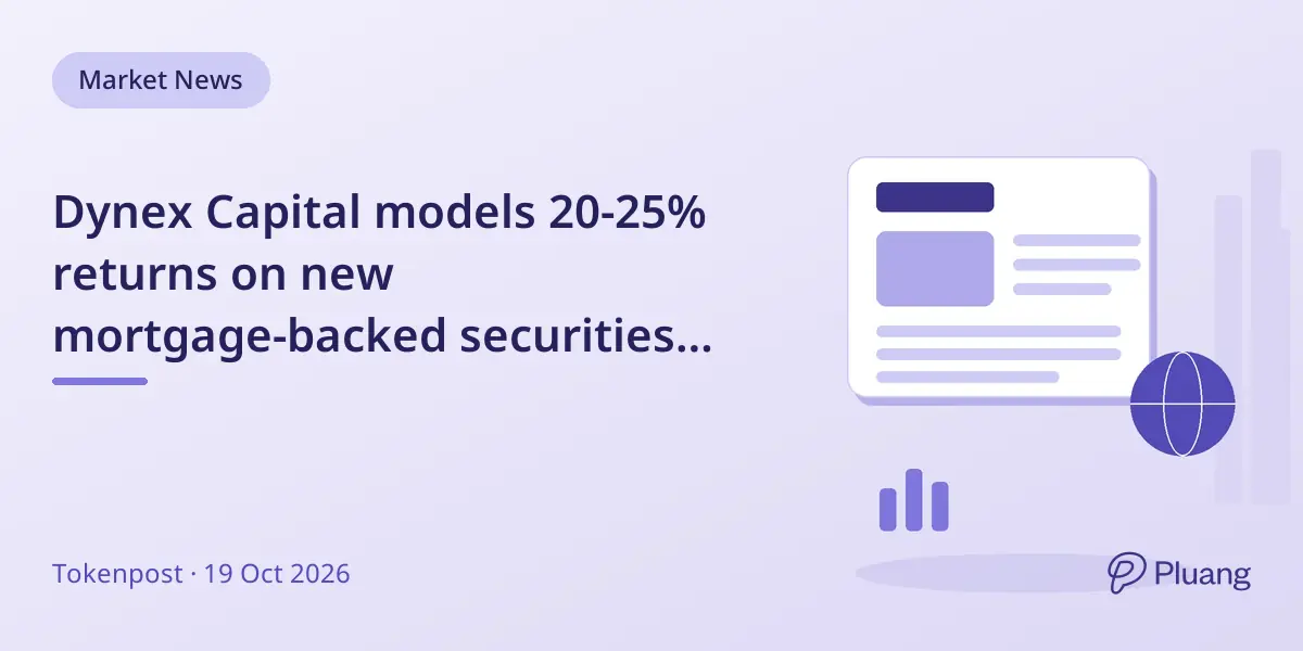 Dynex Capital models 20-25% returns on new mortgage-backed securities despite Q3 losses