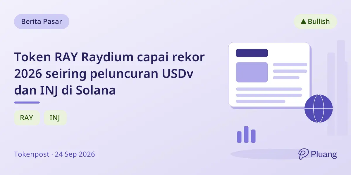 Token RAY Raydium capai rekor 2026 seiring peluncuran USDv dan INJ di Solana