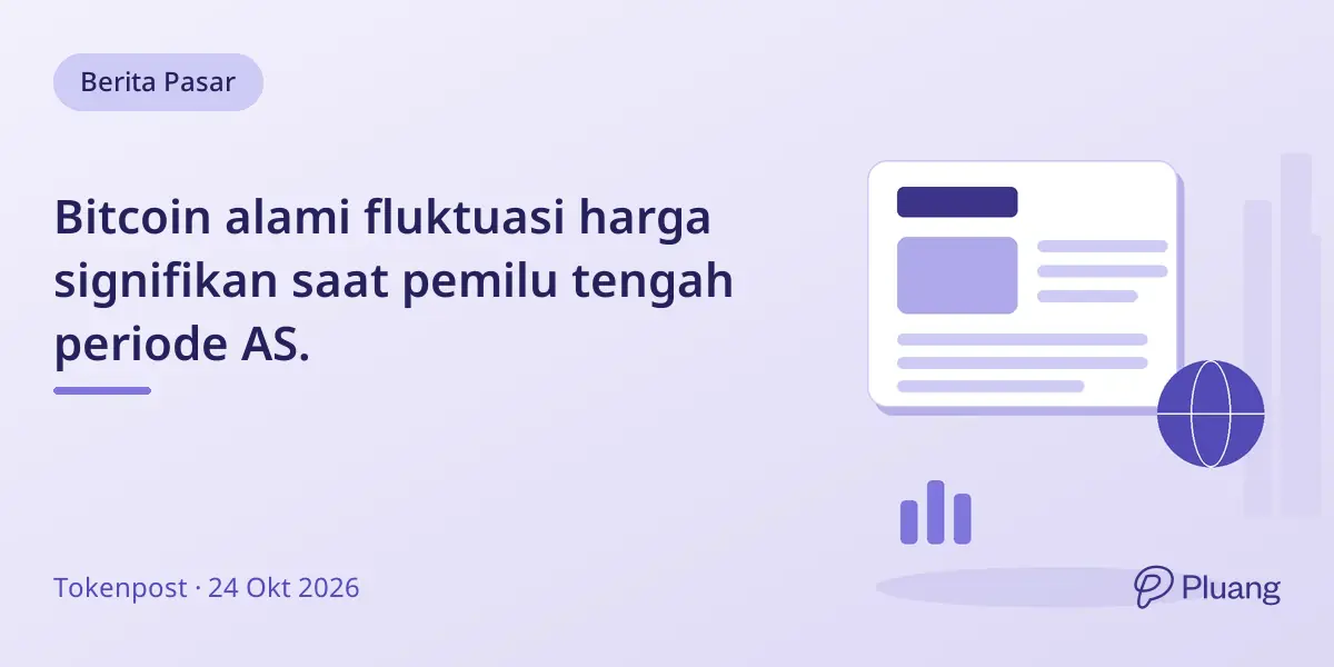 Bitcoin alami fluktuasi harga signifikan saat pemilu tengah periode AS.