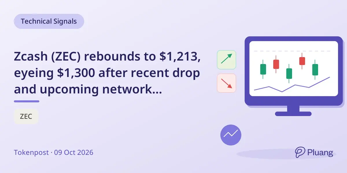 Zcash (ZEC) rebounds to $1,213, eyeing $1,300 after recent drop and upcoming network upgrade.