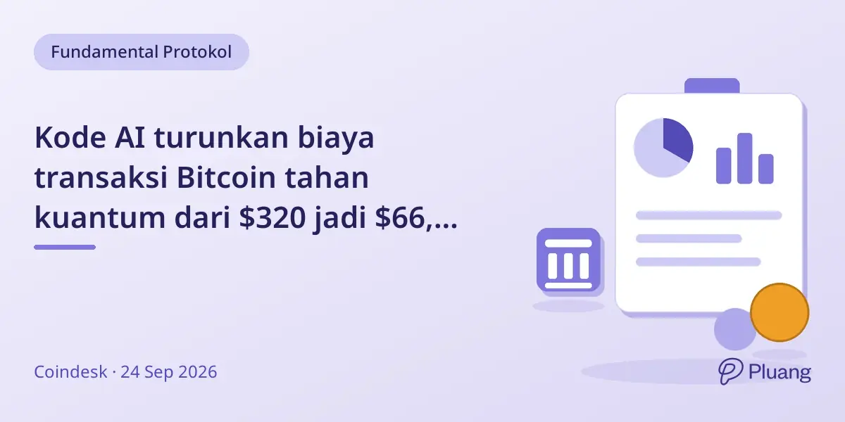 Kode AI turunkan biaya transaksi Bitcoin tahan kuantum dari $320 jadi $66, tingkatkan opsi keamanan kripto masa depan.
