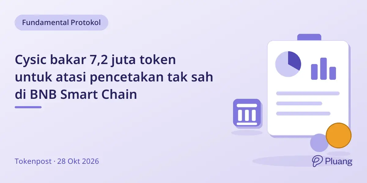 Cysic bakar 7,2 juta token untuk atasi pencetakan tak sah di BNB Smart Chain