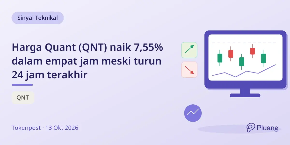 Harga Quant (QNT) naik 7,55% dalam empat jam meski turun 24 jam terakhir