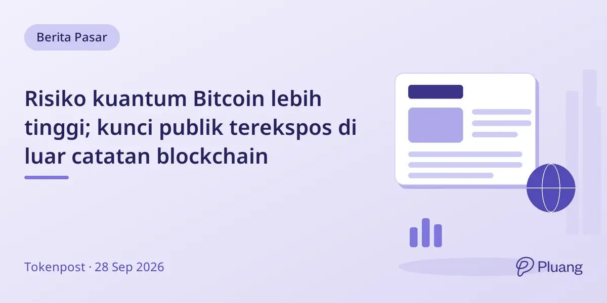 Risiko kuantum Bitcoin lebih tinggi; kunci publik terekspos di luar catatan blockchain