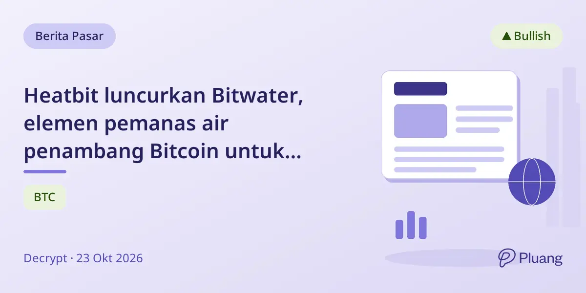 Heatbit luncurkan Bitwater, elemen pemanas air penambang Bitcoin untuk rumah di AS dan Kanada.