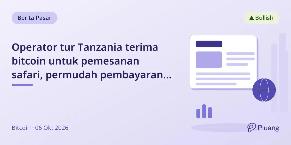 Operator tur Tanzania terima bitcoin untuk pemesanan safari, permudah pembayaran internasional.