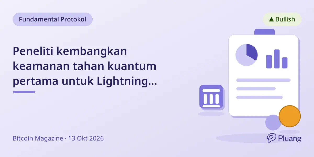 Peneliti kembangkan keamanan tahan kuantum pertama untuk Lightning Network Bitcoin
