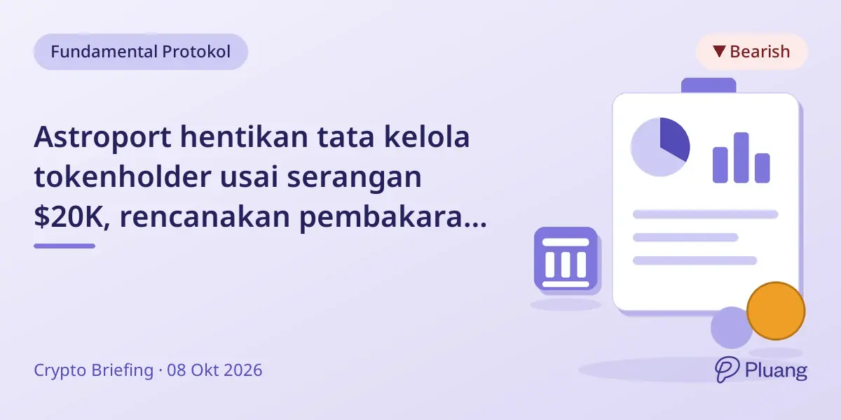 Astroport hentikan tata kelola tokenholder usai serangan $20K, rencanakan pembakaran 362 juta token dan kontrol oleh kontributor