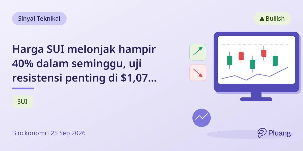 Harga SUI melonjak hampir 40% dalam seminggu, uji resistensi penting di $1,07 dengan perkembangan jaringan kuat.