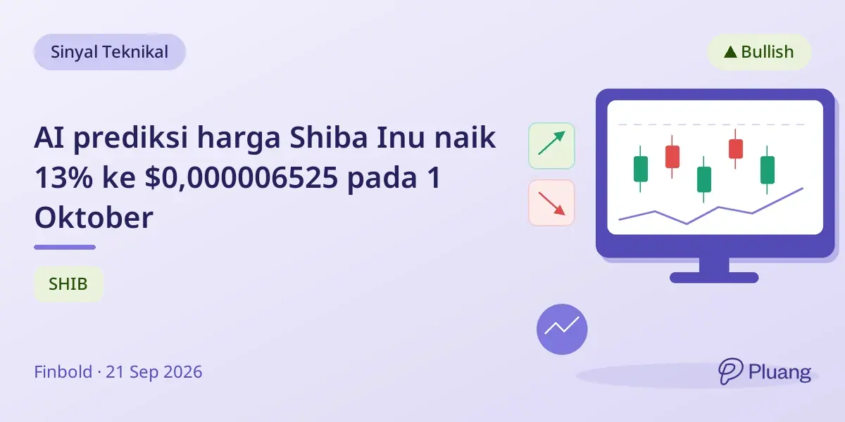 AI prediksi harga Shiba Inu naik 13% ke $0,000006525 pada 1 Oktober