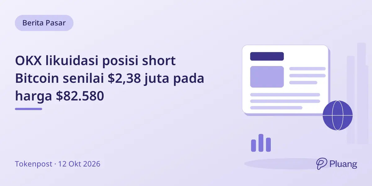 OKX likuidasi posisi short Bitcoin senilai $2,38 juta pada harga $82.580