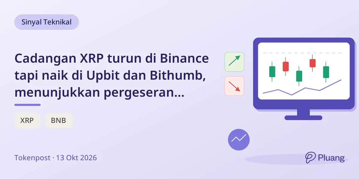 Cadangan XRP turun di Binance tapi naik di Upbit dan Bithumb, menunjukkan pergeseran dinamika bursa.