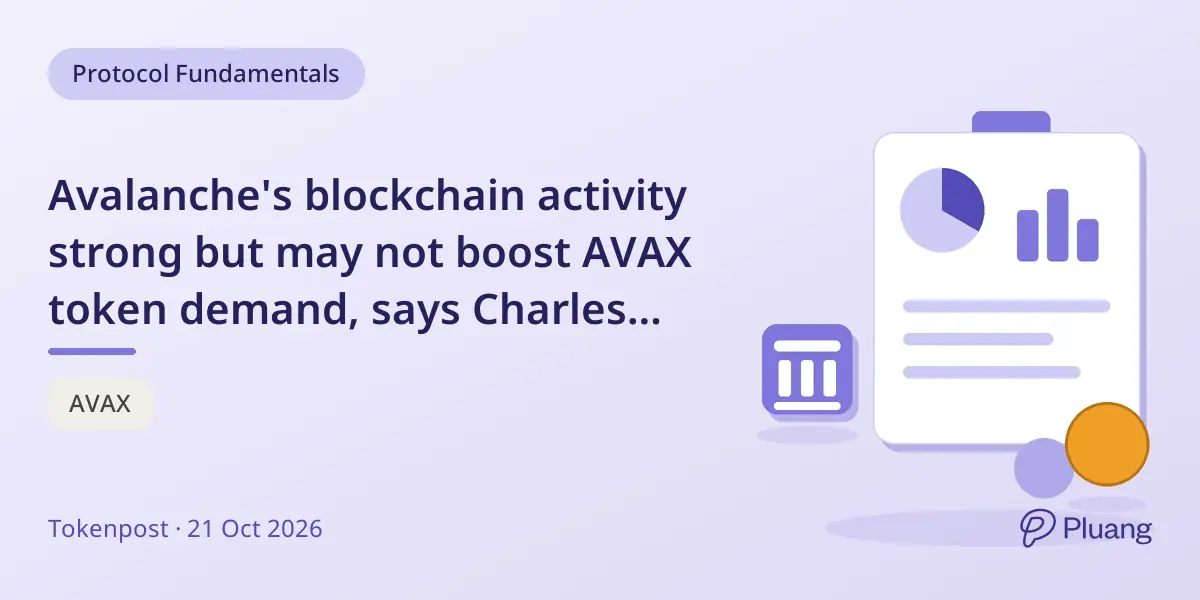 Avalanche's blockchain activity strong but may not boost AVAX token demand, says Charles Schwab analysis.
