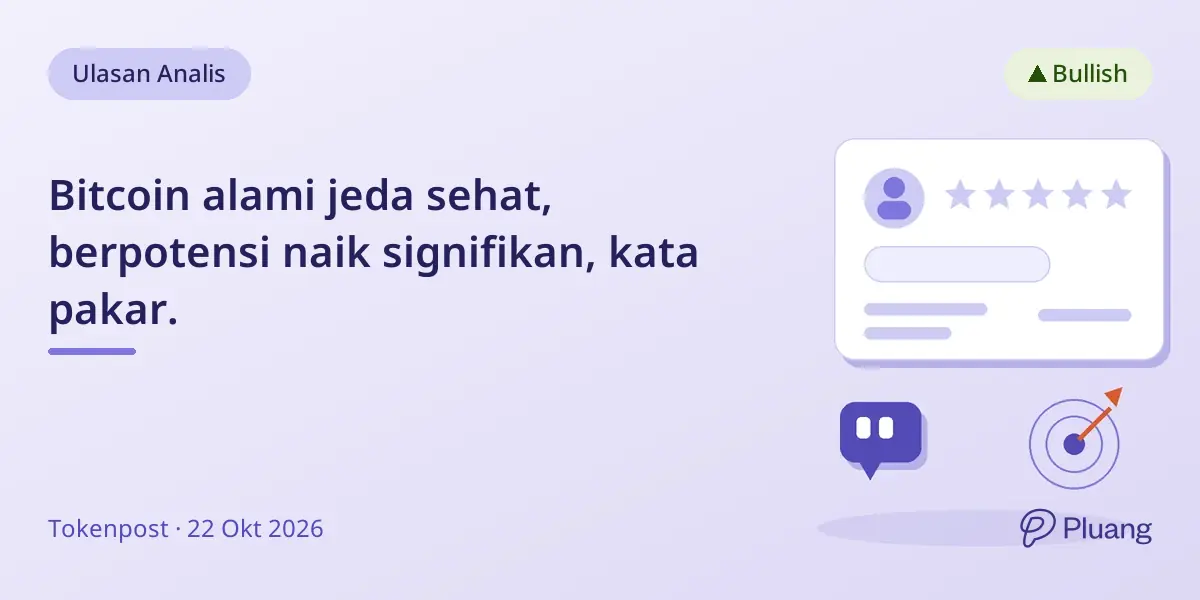 Bitcoin alami jeda sehat, berpotensi naik signifikan, kata pakar.