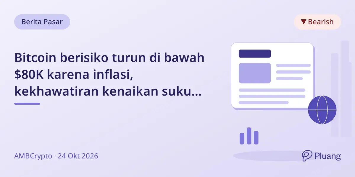 Bitcoin berisiko turun di bawah $80K karena inflasi, kekhawatiran kenaikan suku bunga, dan permintaan kripto yang lemah, kata Coinbase.