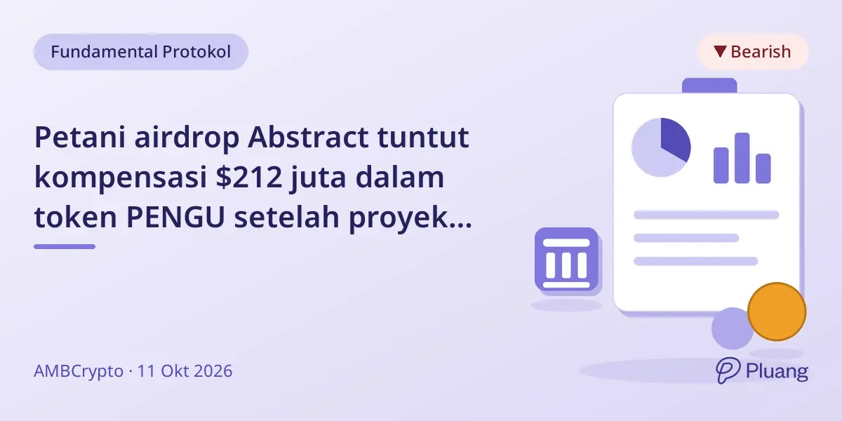 Petani airdrop Abstract tuntut kompensasi $212 juta dalam token PENGU setelah proyek ditutup