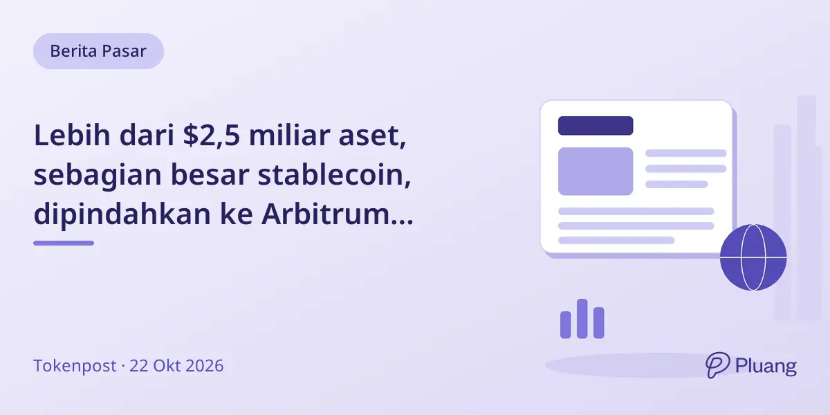 Lebih dari $2,5 miliar aset, sebagian besar stablecoin, dipindahkan ke Arbitrum dengan transfer besar mendominasi