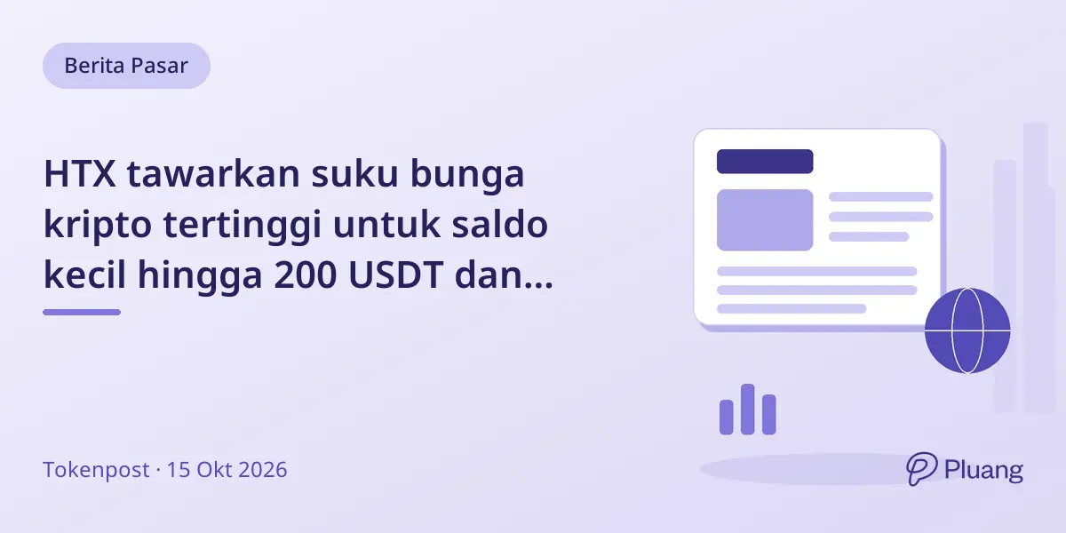 HTX tawarkan suku bunga kripto tertinggi untuk saldo kecil hingga 200 USDT dan USDC di antara bursa besar.