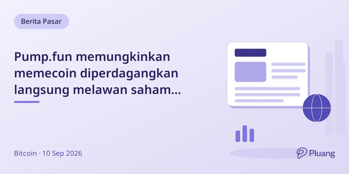 Pump.fun memungkinkan memecoin diperdagangkan langsung melawan saham token di Solana, gabungkan aset kripto dan nyata.